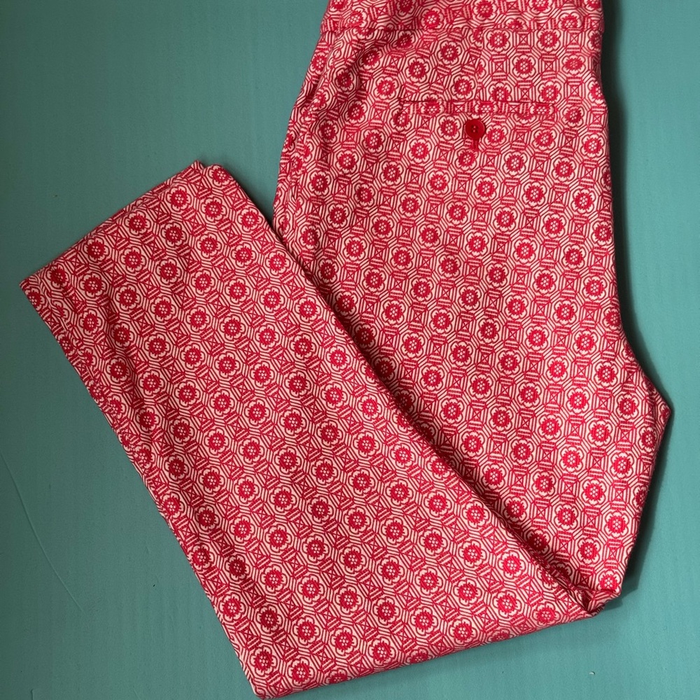Talbots Fuchsia Embroidered Capris - Picture 4 of 4